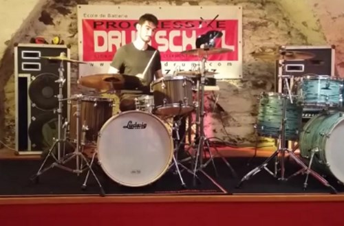 concert de batterie pop evil - boss's daughter à la progressive drum school de Lyon