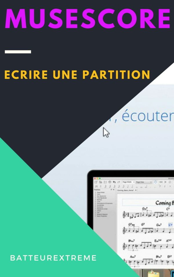 Comment écrire une partition sur MuseScore ? Batteur Extrême