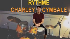 Rythme de batterie charley-cymbale