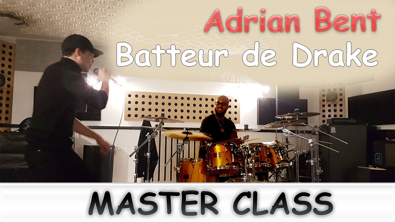 master class Adrian Bent batteur de Drake